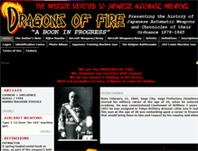 Tablet Screenshot of dragonsoffire.com